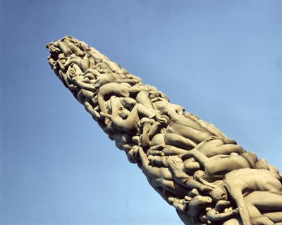 Vista del Monolito, construido 1929-43 de Gustav Vigeland
